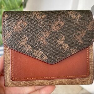 Coach Trifold Wyn Small Compact Wallet
